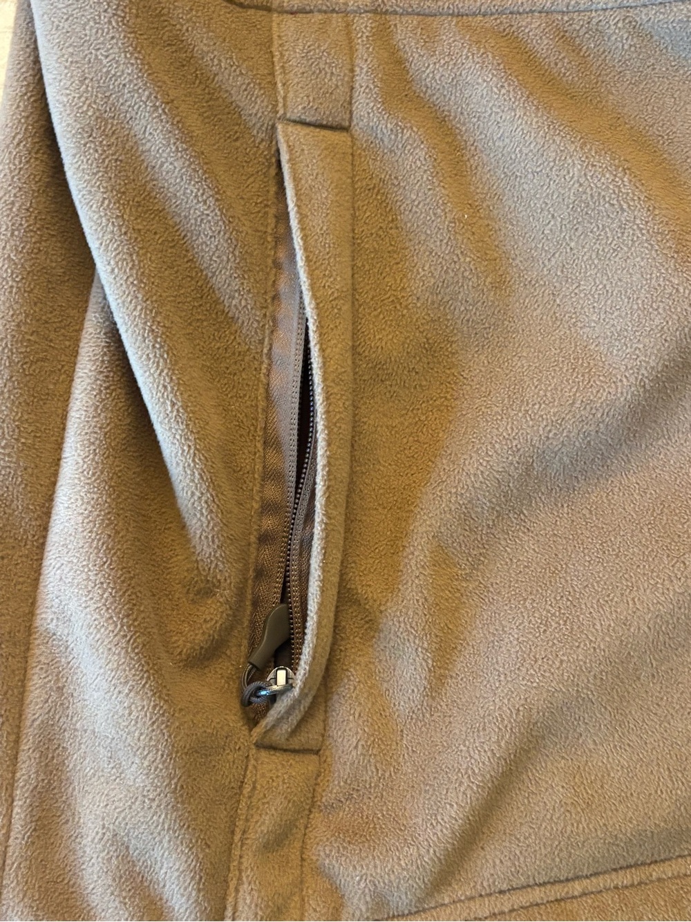 Duluth Trading Co Shoreman's Full Zip Fleece Jacket Brown Men's Large L Regular - Picture 6 of 10